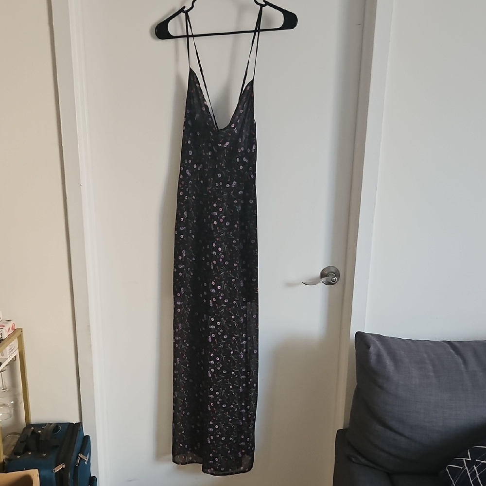 Elegant Black Floral Jumpsuit